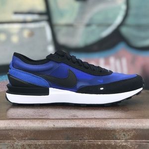 Nike Waffle One Classic Retro Mesh Suede Sneakers